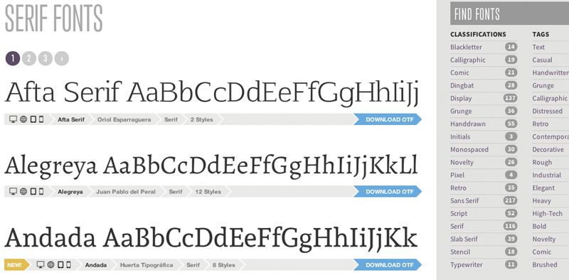 Free Serif Fonts