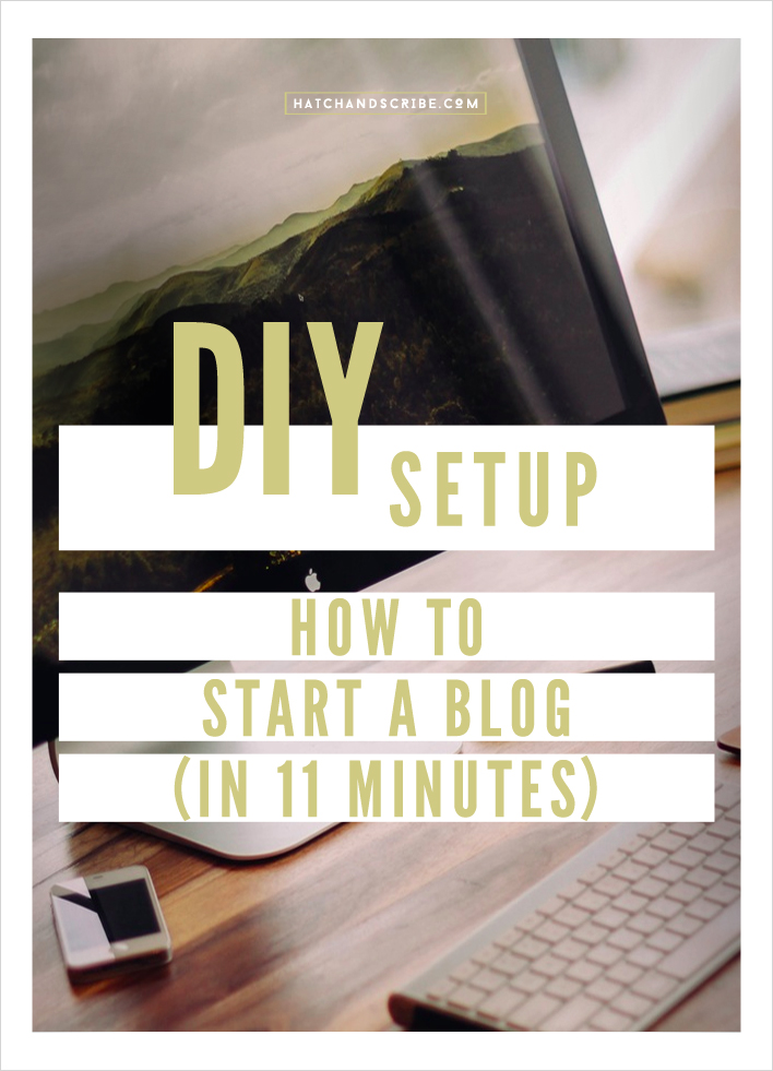 How To Start A Blog In 11 Minutes